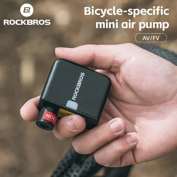 ROCKBROS Bike Pump Portable Mini Electric Air Pump Handheld 100PSI Rechargeable Tire Inflator Car Bike Motorcycle Bicycle Pump