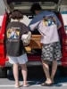C0leman Fashion Casual Short Sleeve T-shirt Printed Fun Men's Cotton Short Sleeve  Summer New Show Outdoor Loose Couple Clothes 2