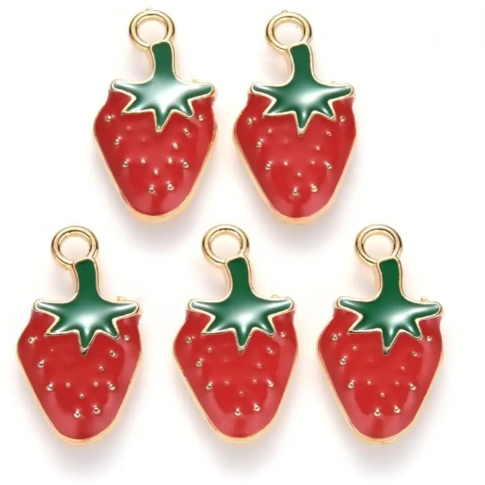 

Strawberry Red Strawberry Charms Alloy 20*10mm Enamel Alloy Berry Charms Red Lovely Enamel Strawberry Charms DIY Craft