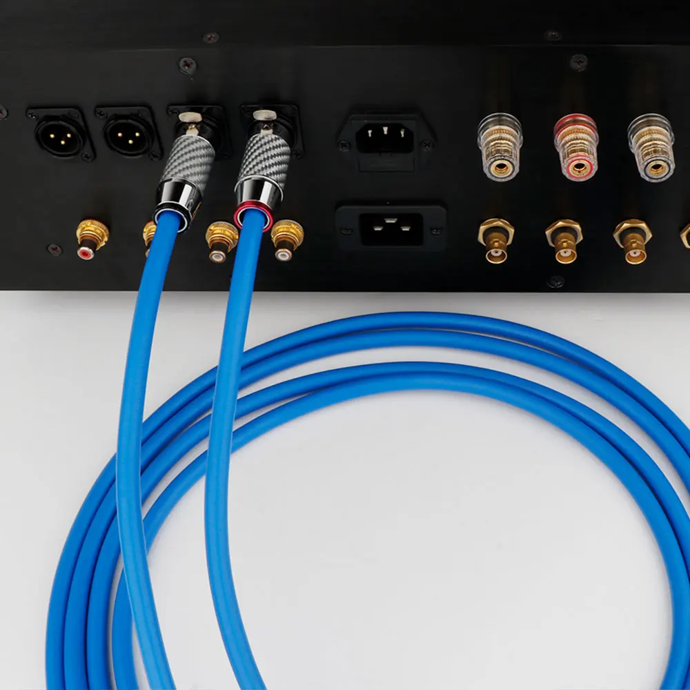Preffair XLR/RCA symmetrisches Kabel 3Pin XLR Stecker Interconnect Audiokabel RCA Signalkabel (ein Paar) – Detail 23