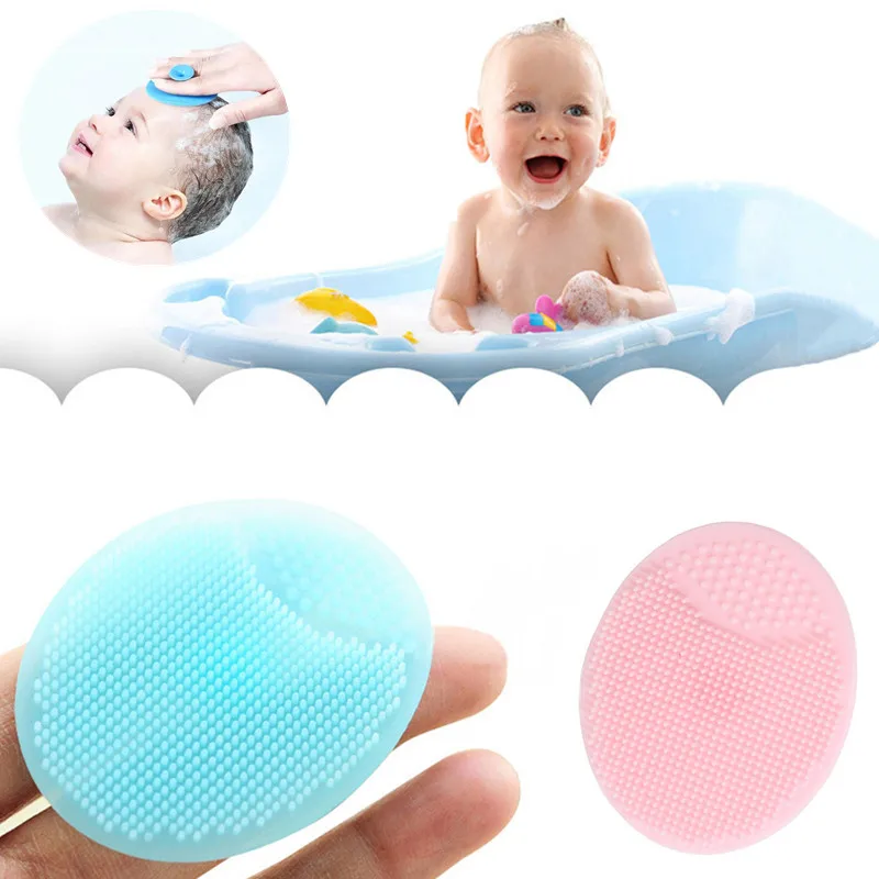 Baby Brush Soft Silicone Baby Shampoo Brush Scalp Hair Massager Shampoo Comb Bath Massage Brush Hair Multi Functional Care Tool Bathroom