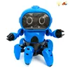 Dance Music 6 Claws Robot Octopus Spider Robots Vehicle Birthday Gift Toys For Children Kids Early Education Baby Toy Boys Girls 1
