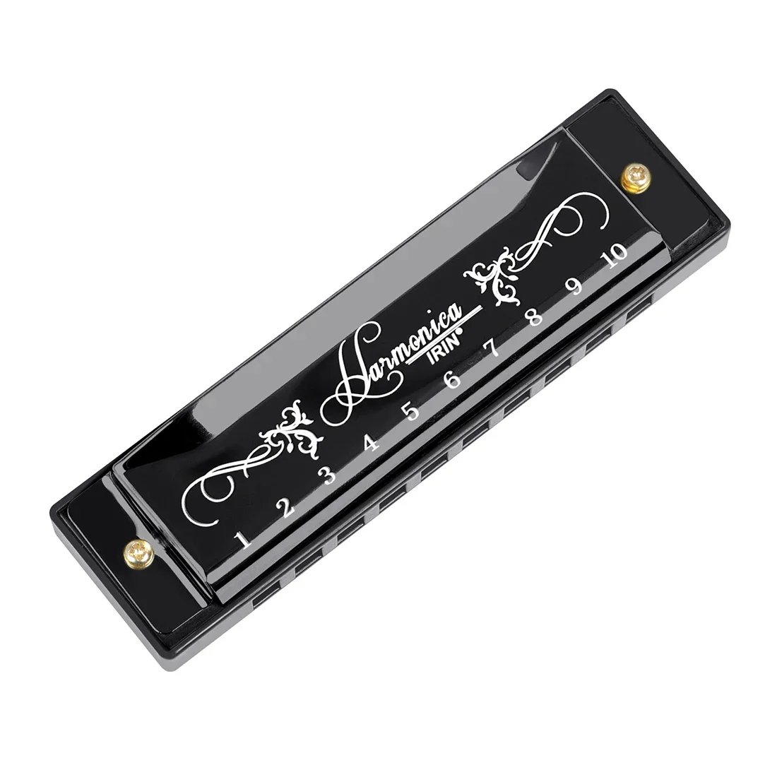 Chromatic harmonica diatonic harmonica kids harmonica 10 Hole 20 Tone woodwind instrument harmonica C Key harmonica suitable for beginners teaching playing gift