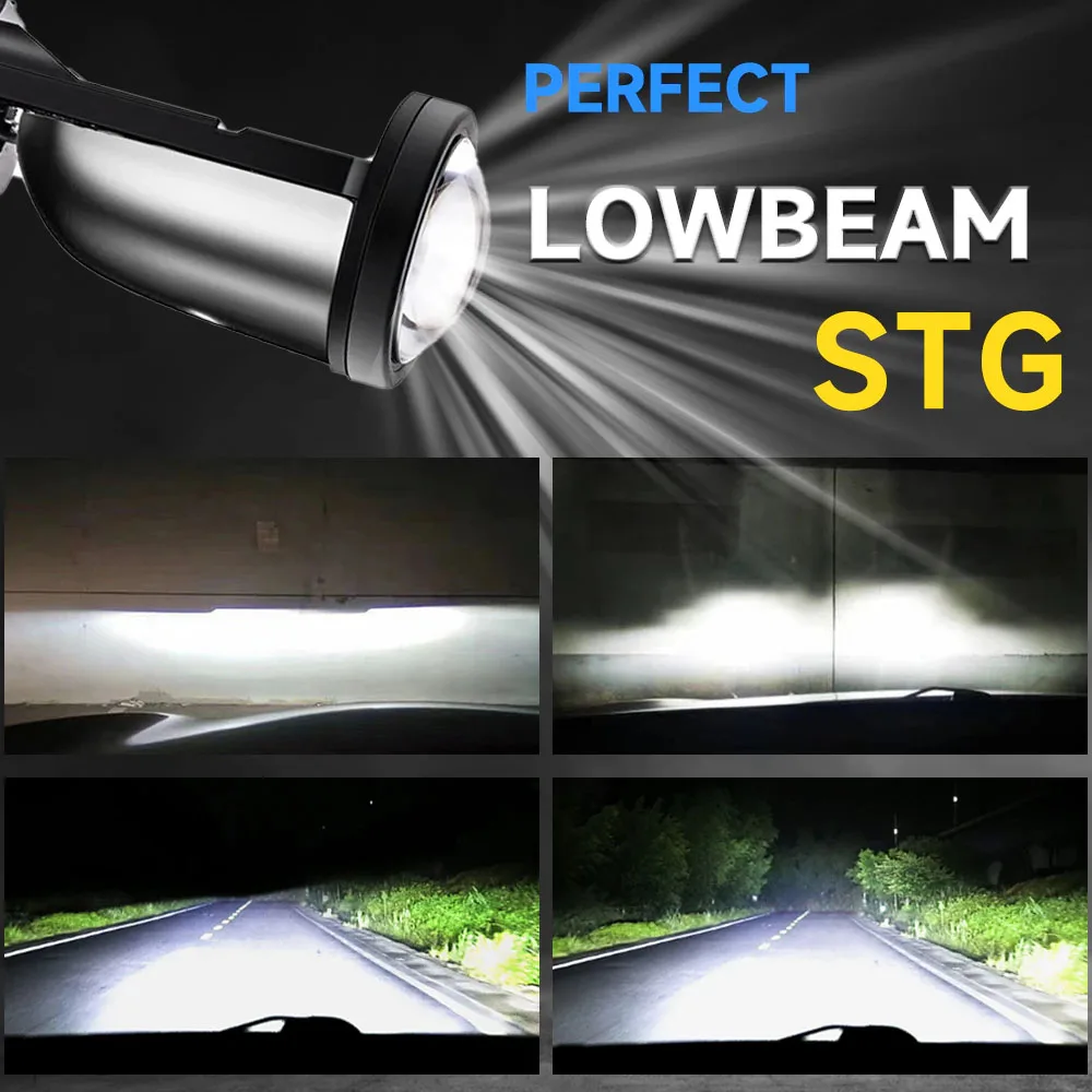 Canbus H4 LED 120W/Pair Car Headlight Mini Lens IP67 Waterproof Fan Fog Bulb led car lights led lights led bulbs led headlights led car headlights car headlamps