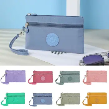 Portamonete portatile borsa da donna portafoglio con cerniera frizione regali in Nylon borsa per cellulare da donna 1
