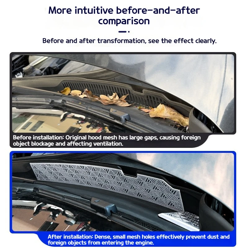 BMW X5 G05 2019-2025 차량 실내 배수구 먼지 커버 후드 필터 보호 커버 자동차 용품 액세서리