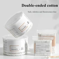 2 boxed 1000 double-headed cotton swabs Disposable cotton swabs for ear details Makeup swabs Clean cotton swabs 1