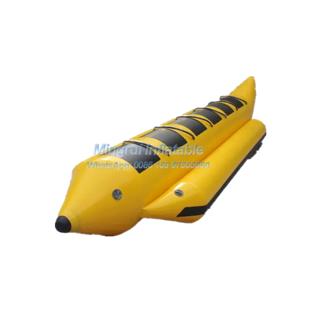 Hot Sale 6 Seat Inflatable Banana Boat Flying Fish Towable Tube Water Park Games