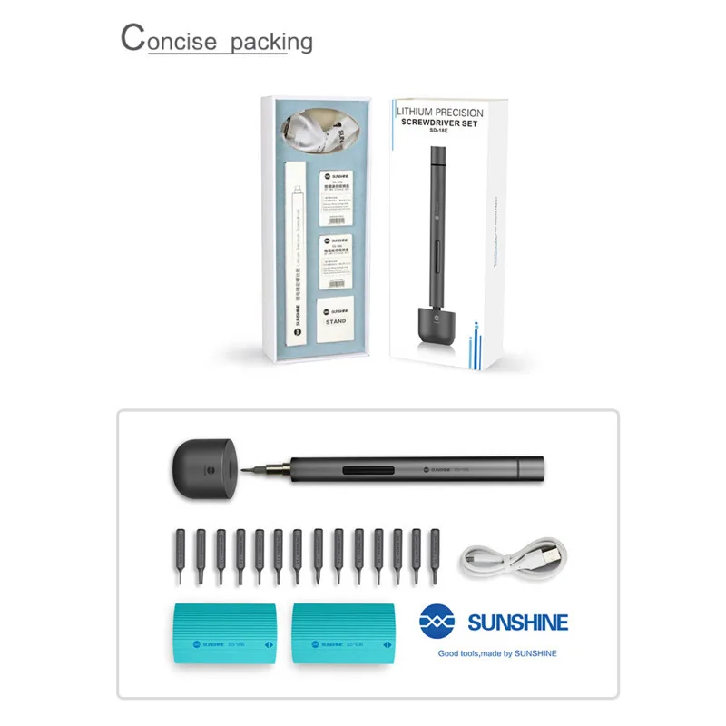 

Sunshine SD-18E Electronic Screwdriver For Phone Camera Precise Repair
