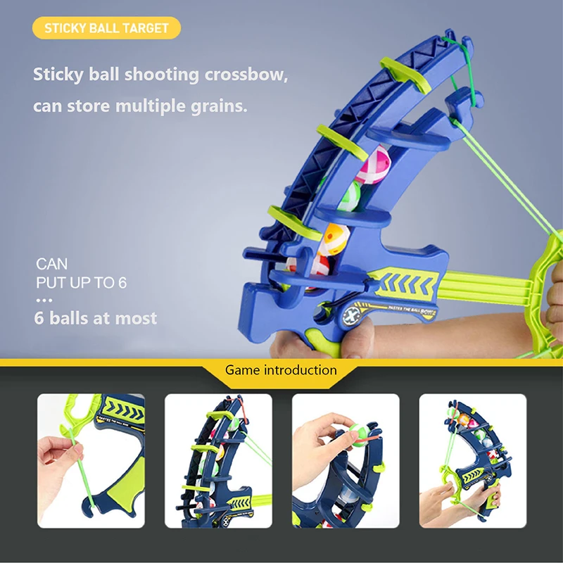 Children Dart Board Slingshot Target Stickey Ball Dart Game Educational Indoor Sports Kid Throw Ball Target Montessori Game Gift 3