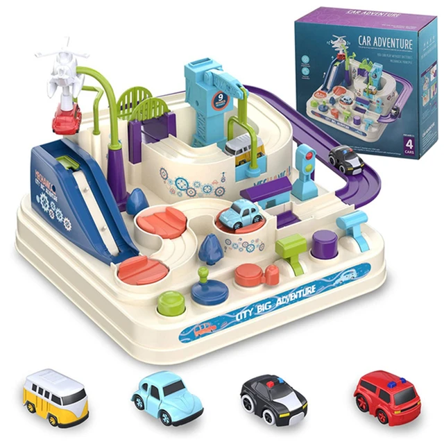 Kit Carros de Corrida Educativo Para Crianças de 2 3 4 5 Ano - Big