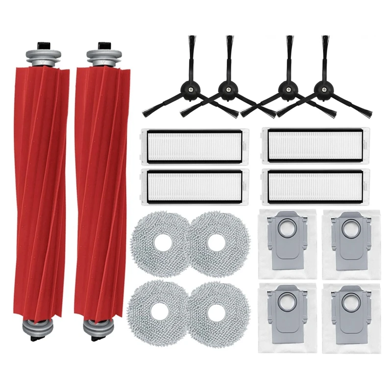 

For Roborock Q Revo / P10 A7400RR Robot Vacuum Cleaner Main Side Brush Hepa Filter Mop Cloth Dust Bag Spare Parts