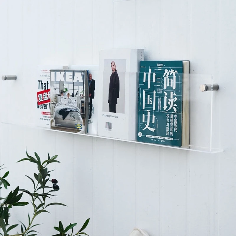 Wall Magazine Rack Office Bookcase Bookshelf For Books Book Shelf Furniture Organizer Racks Or Organizers Storage Holder Large