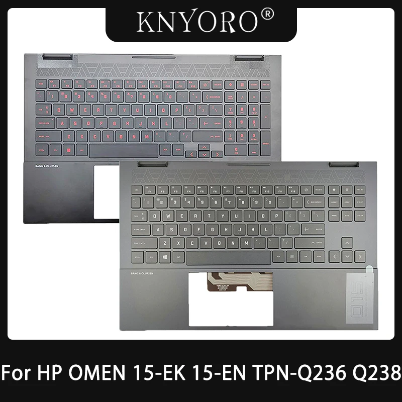 

NEW RGB Backlit French/UK/US/Russian Keyboard For HP OMEN 15-EN 15-EK TPN-Q238 Q236 with Backlit Palmrest Upper Cover M00666-001