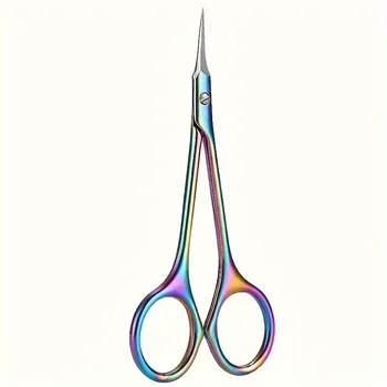 Manicure scissors for nail care Stainless steel handle Cuticle pliers Dead skin removal scissors Beauty tool 1