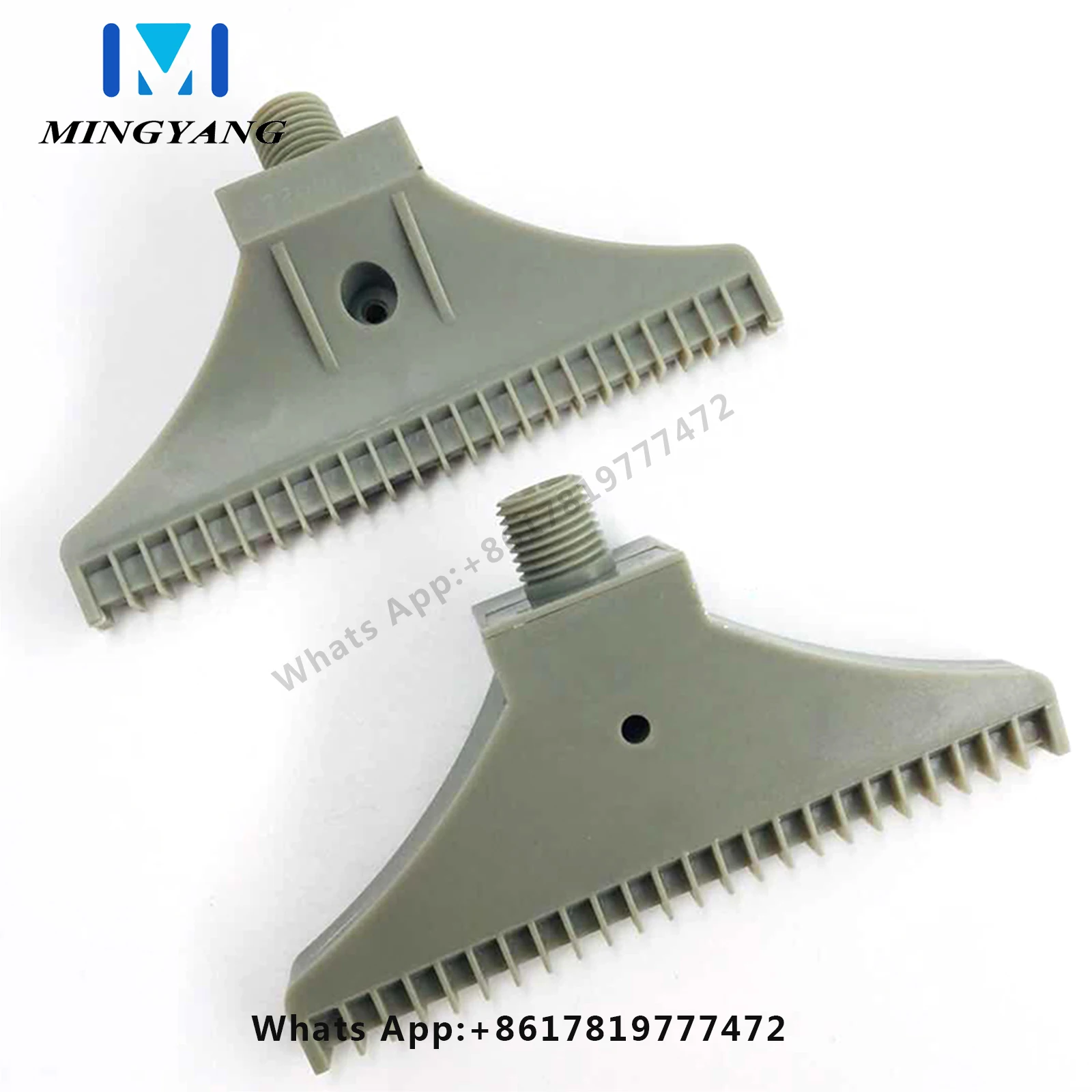1/4'' BSPT 110MM Wide Wind Jet Air Nozzle Air Knife Blowing Effect Plasticflat Fan Jet Knife Nozzle ABS Blowing
