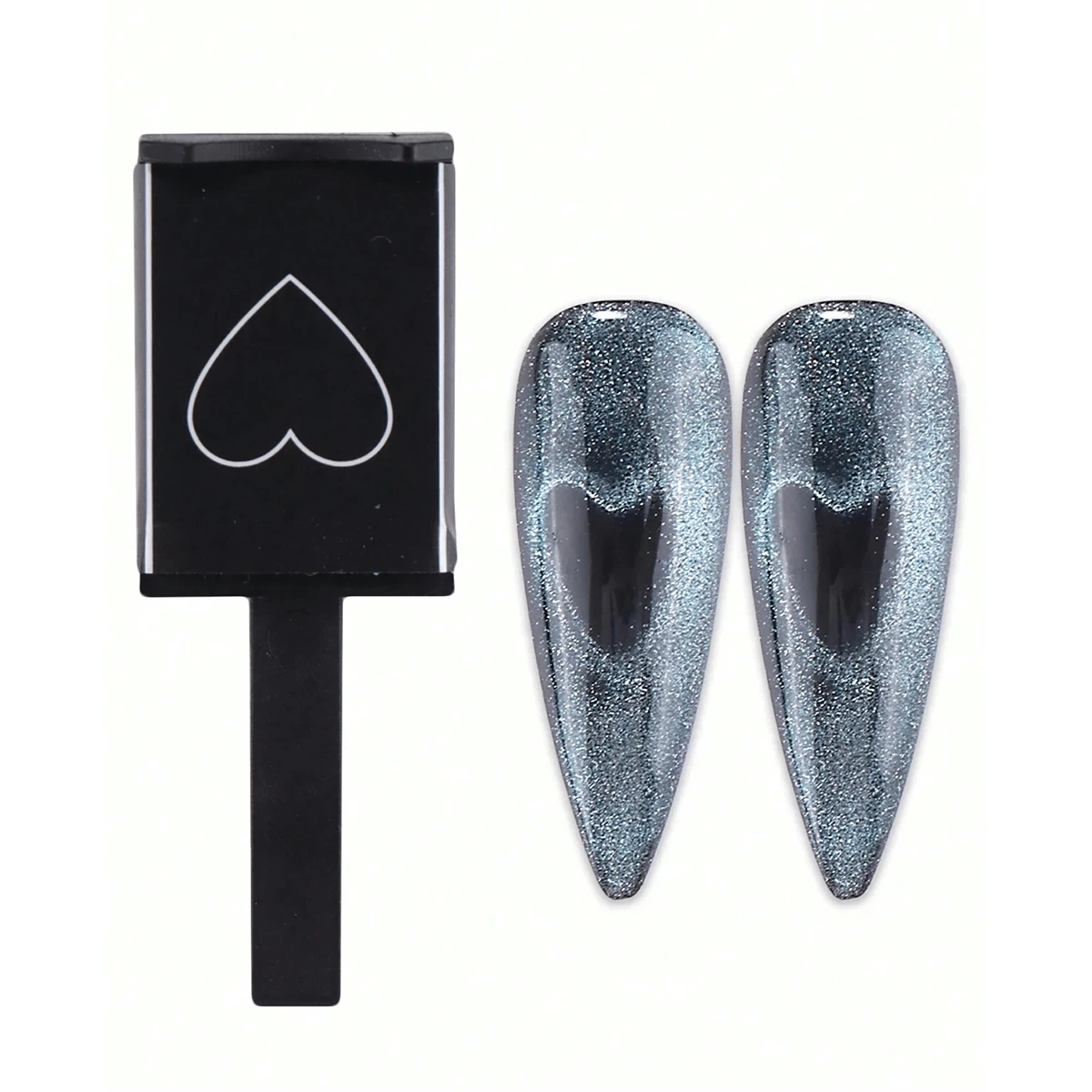 Magnetic Nail Art Tools Cat Eye Nail Tool Magnetic Nail Tools 1pc Nail Magnet Heart Patterns Cat Eye DIY Manicure Nail Art Magnet Gel Polish Manicure Tools Professional Beauty Tool