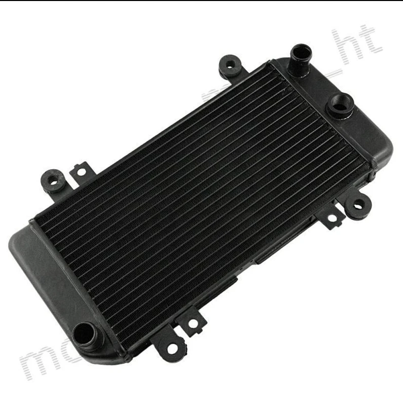 

Black Aluminum Motorcycle Cooling Radiator Assembly For KAWASAKI EX250 2008 2009 2010 2011 Engine Cooler Accessories