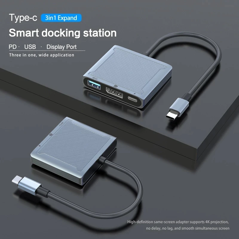 8KUSBTypeCtoDisplayportDockingStationWithUSBPDPort100W3in
