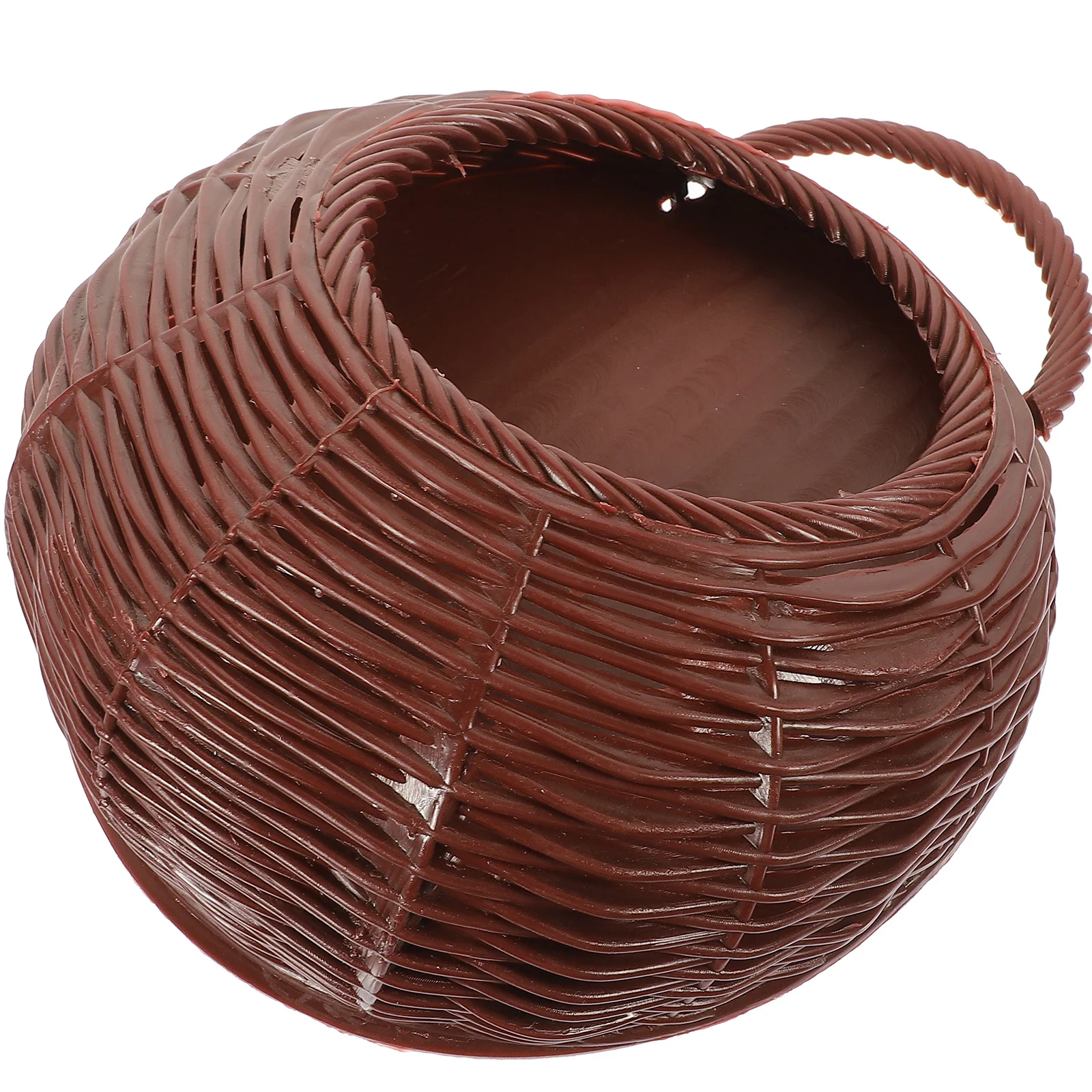 

Hanging Plastic Wall Bird's Nest Flower Pots Seagrass Plant Basket Storage Holder