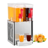 Commercial Beverage Dispenser, Towallmark 2 Tanks 5.28 Gallon 20L Commercial Juice Dispenser, 10 Liter Per Tank, 280W 1