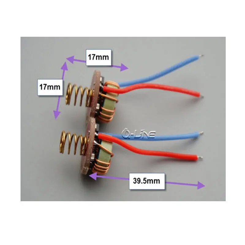 2pcs Two-Speed 1W /1.6W /3W 445/520nm Dual Lithium Laser Driver Circuit