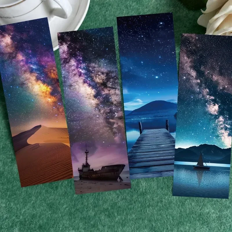 Bookmarks Wandering Star paper card Reading page message card 30pcs bookmarks stationery supplies paper bookmark