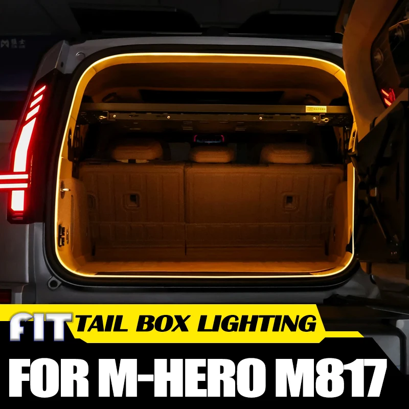 동풍 M-히어로 M817 2025-2026 개조 차량용 LED 트렁크 무드등 캠핑 야외..