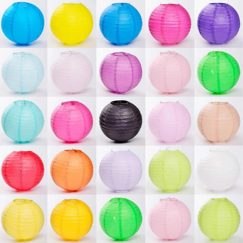 Paper lantern 10/15/20/25/30/35/40cm Chinese/Japanese for party wedding decoration