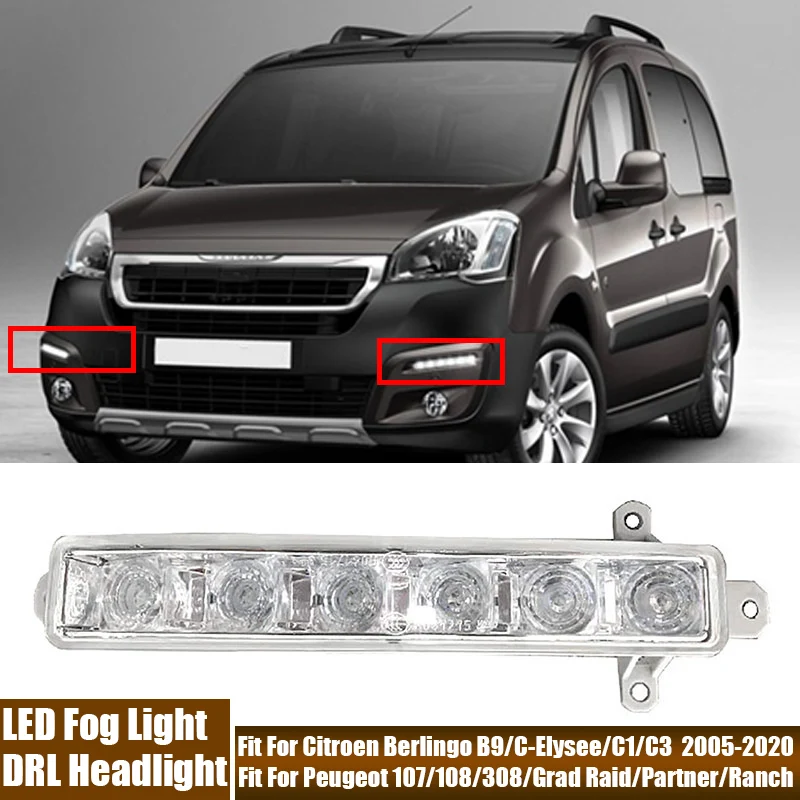 Pack LED CITROEN BERLINGO Monospace / Utilitaire (B9) 1.6 HDi 75 16V (2008 à 2024) – Pack Complet