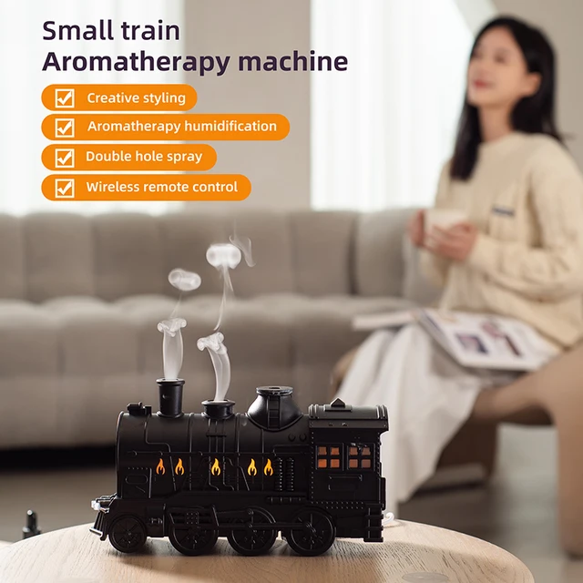 Aroma Diffuser Train Design Essential Oil Humidifier for Children 2