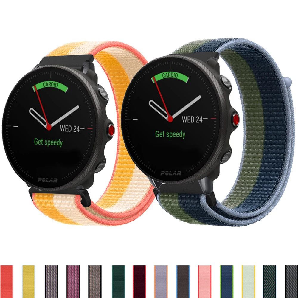 Cinturino In Nylon Per Polar Pacer Grit X Pro Titan Smart Watch Band Donna Uomo Cintura A Sgancio Rapido Per Cinturino Vantage M2 Correa
