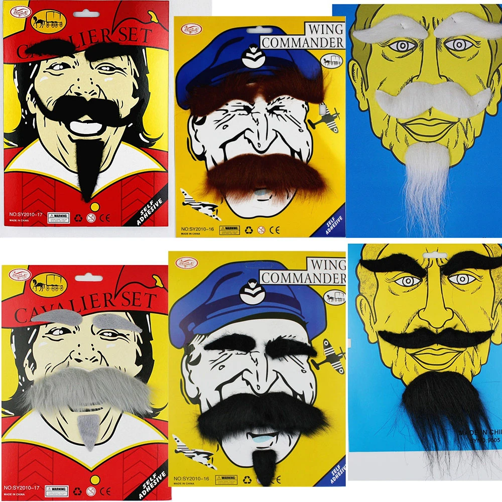 2023mustache Selfadhesive, False Beard Gluing Adhesive Beards Party