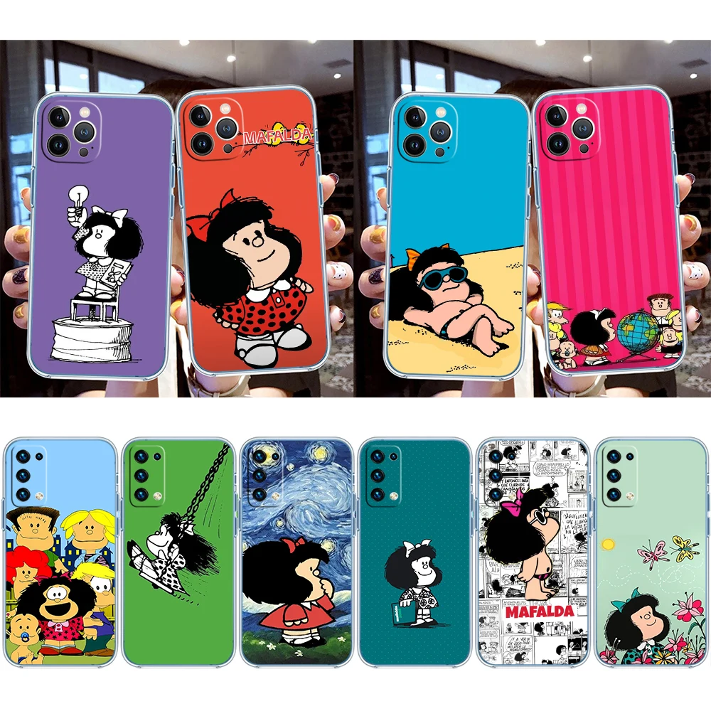RE44 M-Mafaldas Transparent Phone Case - Sleek and Durable Protection