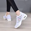 Dance Shoes Woman Ladies Modern Soft Outsole Jazz Sneakers Mesh Breathable Lightweight Female Dancing Fitness Shoes Sport 2