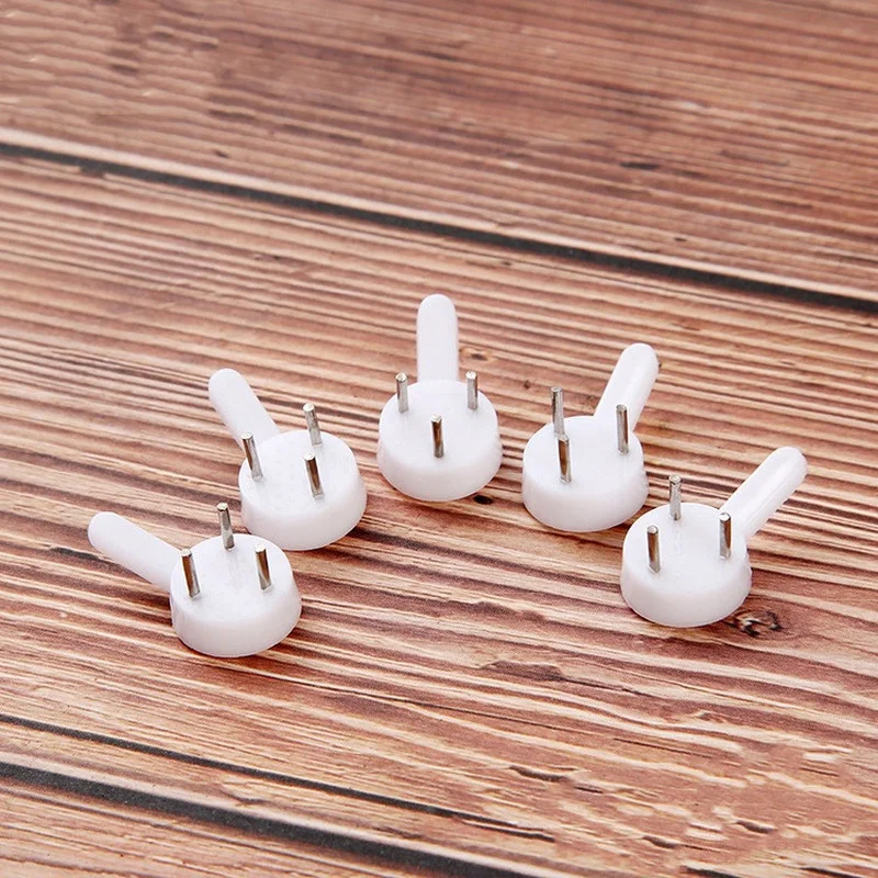 50Pc White Traceless Wall Hooks Mount Photo Clock Painting Picture Hangers Invisibility Nail Fasteners Hanging Hanger Home Decor