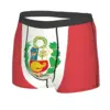 Male Fashion Flag Of Peru, Peruvian Flag Underwear Boxer Briefs Men Stretch Shorts Panties Underpants 2
