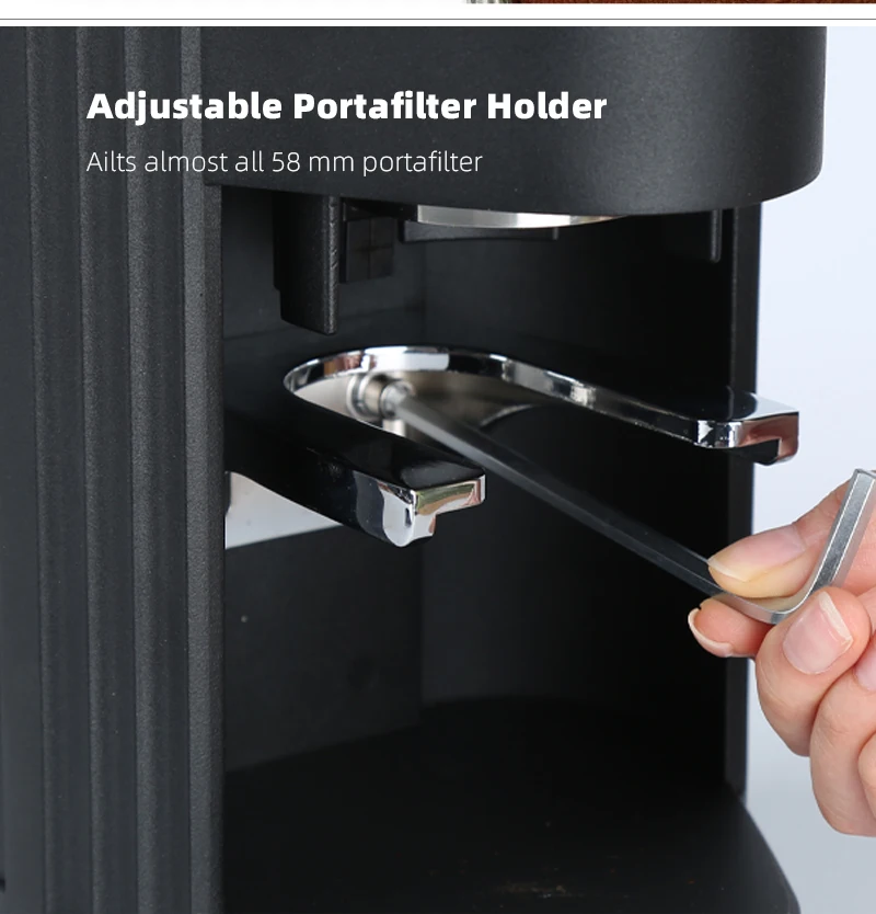 Automatic Electric 58.35MM Coffee Tamper Machine Coffee Powder Screw Press Tamper Hammer Machine