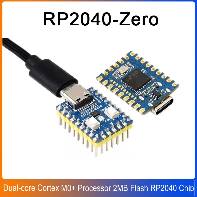 1-20 Stück RP2040-Zero Entwicklungsboard Raspberry Pi Pico RP2040 Super Mini Dual-Core Prozessor Mikrocontroller-Modul mit 2M USB
