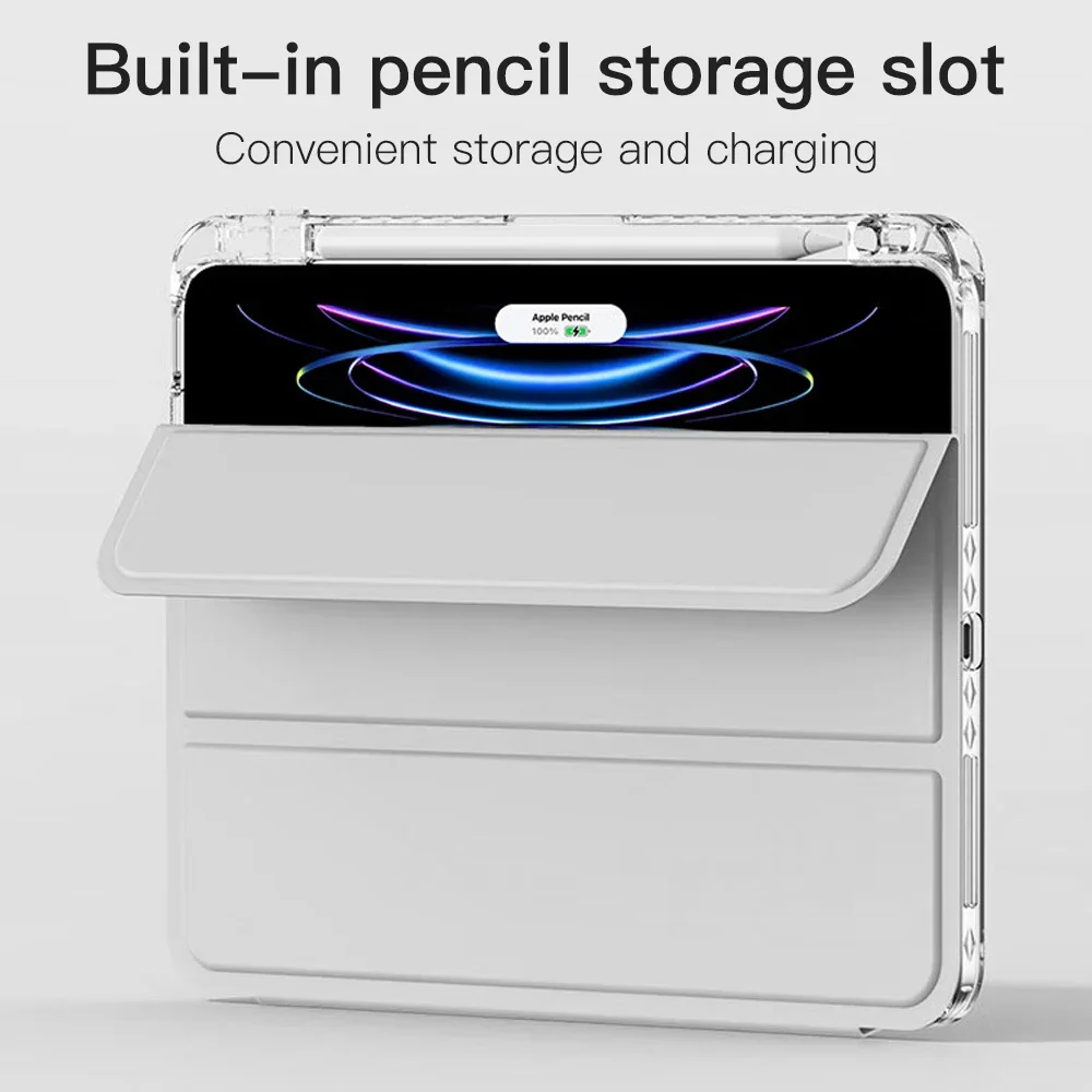 Slim Protective Tablet Case with Pencil Holder and Cover - Enhanced Durability and Style