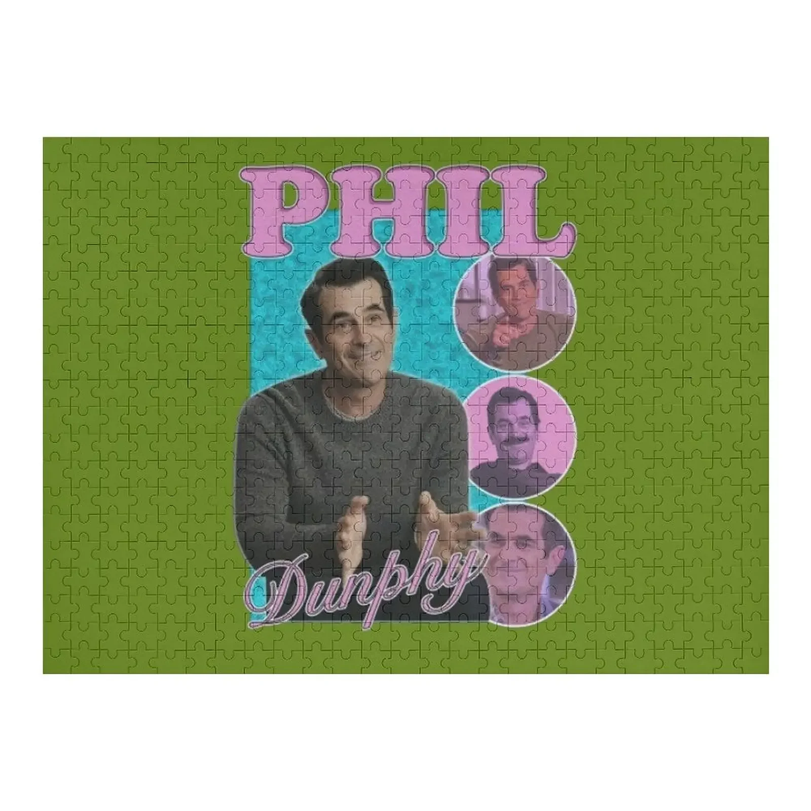 10mb Vintage Phil Dunphy Homage Bootleg, Phil Dunphy - Sweatshirt, Phil Dunphy Modern Family Jigsaw Puzzle Wooden Boxes Puzzle