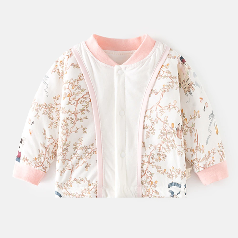 Baby Boy Long Sleeve T Shirts Quilted Thick Warm Winter Newborn Clothes Christmas Baby Girl Tops High Quality
