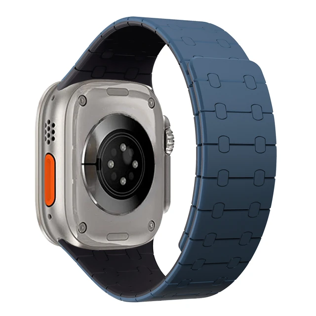 Back Iwatch Serie Tali Jam Magnetik Silikon, Olahraga Untuk Apple