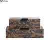 Auspicious Clouds Texture Jewelry Boxes Rectangle Cosmetic Jars Dresser Table Desk Decoration Exquisite Jewelry Storage Jar 3