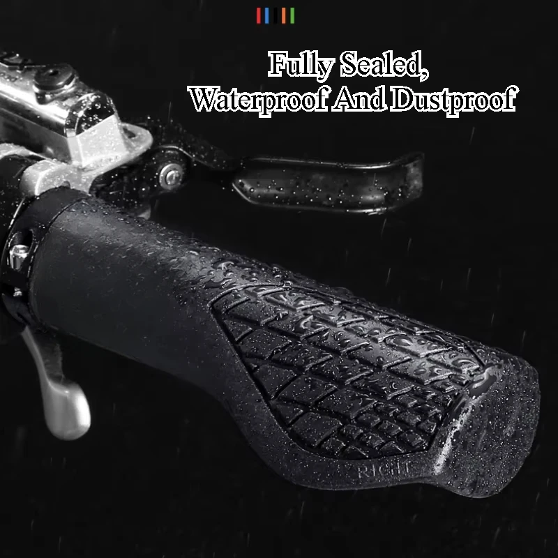 MTB Handlebar Grips Anti Slip Rubber Road Mountain Bike Lockable Grips 1 Pair Cycling Handlebar Grip Bicycle Parts Accessories bicycle handlebar grips,bicycle accessories,bike handlebar grips,bike handle grips