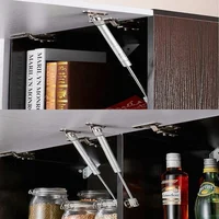 2/4 ชิ้นบานพับเฟอร์นิเจอร์ตู้ครัวประตูลิฟท์นิวเมติกสนับสนุน 20-200N แก๊สไฮดรอลิกสําหรับเฟอร์นิเจอร์ไม้ฮาร์ดแวร์ 6