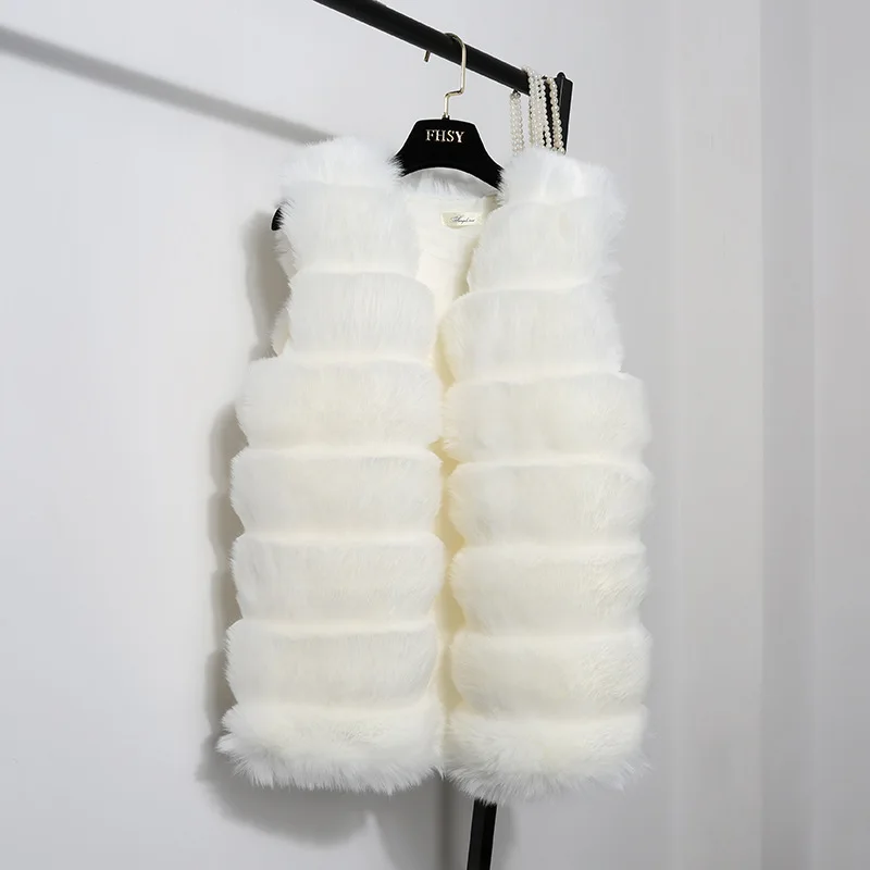Women's Fur Jacket Fur Vest for Ladies 2023 New Women Fashion Faux Fur Coat Warm Winter Coat Female Waistcoat Fur Jackets Gilet
