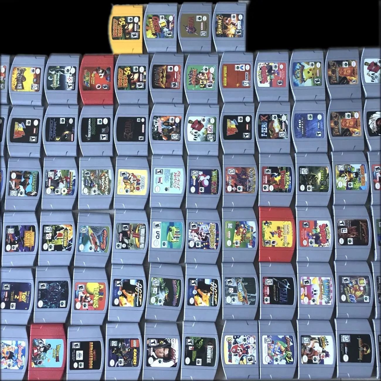 Игровая карта N64, серия 64 бит, карта Марио «Мэри рок», супер разбиваемая версия, видео стандарта N64 на английском языке