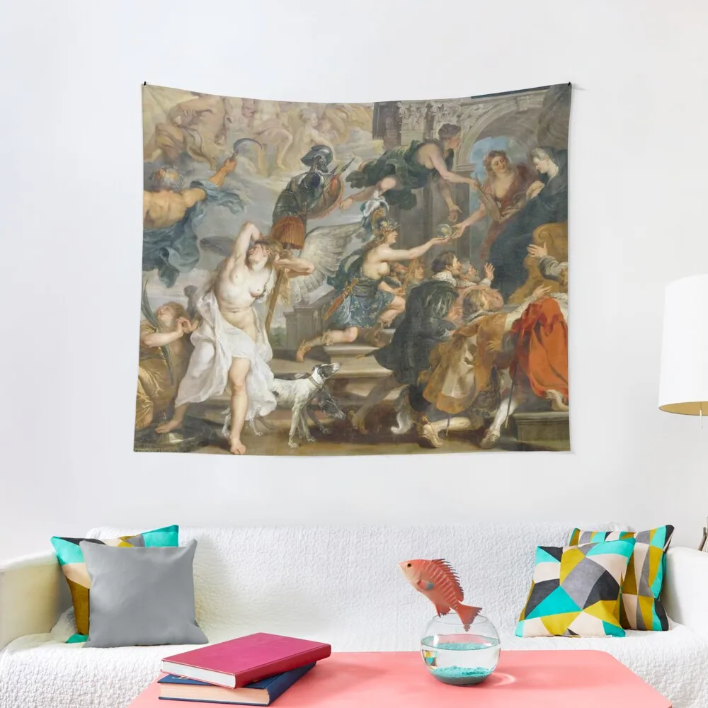 

Vintage ornamental Frieze painting Tapestry Wallpaper Bedroom Home Decoration Korean Room Decor Wall Hanging Wall Tapestry
