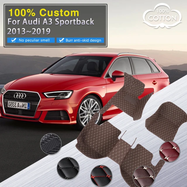 Auto Fußmatten Für Audi A3 8V Sportback 2013 ~ 2019 Leder Matte Teppich Set  Auto Innen Teile Luxus langlebig Teppich Auto Zubehör - AliExpress